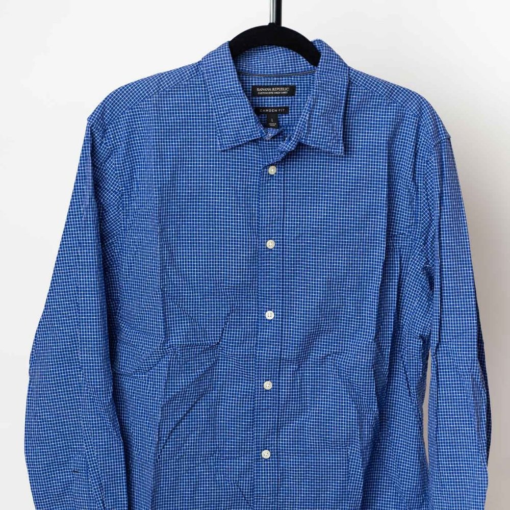 Banana Republic Camden Fit Dress/Button Down Shirt